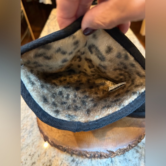 Juicy Couture black boots with sequin embellishments. Faux animal fur insideEUC - Picture 9 of 10